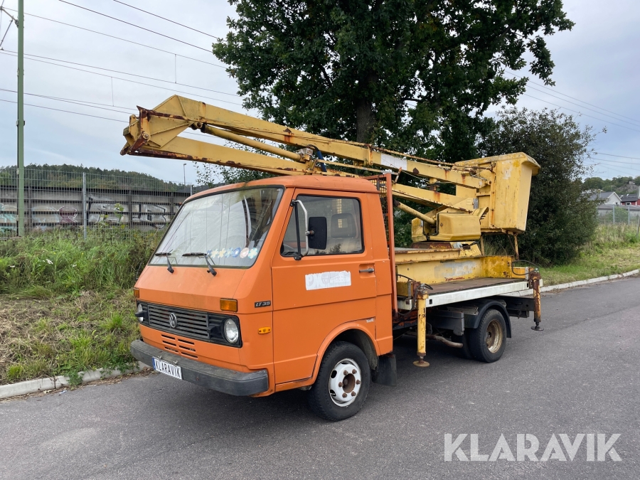 Flakbil med kran Volkswagen LT 35