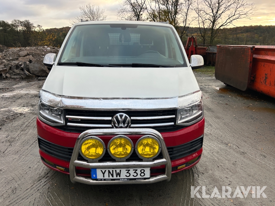 Flakbil Volkswagen Transporter dubbelhytt T30 2.0 TDI 4 Motion