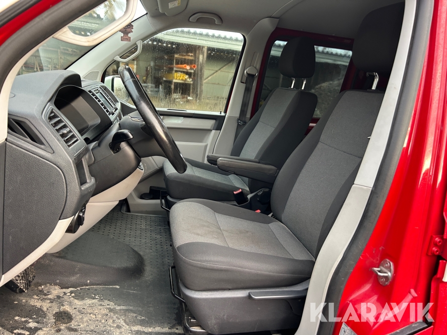 Flakbil Volkswagen Transporter dubbelhytt T30 2.0 TDI 4 Motion