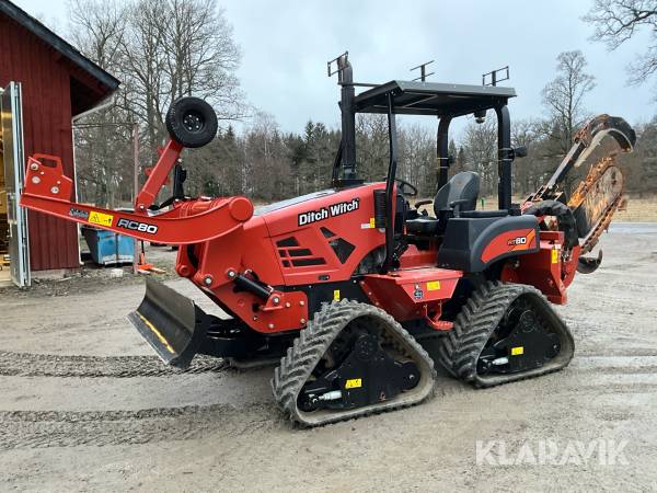 Kedjegrävare Ditch Witch RT80 Quad