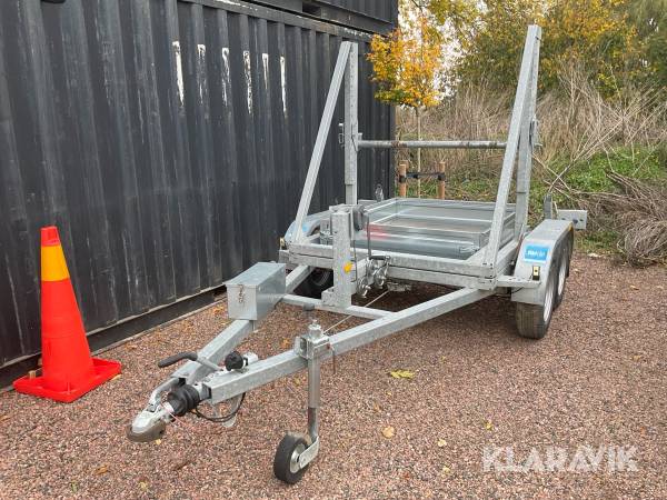 Släp för kabeltrumma Tiki trailer KT 2600 2-axl