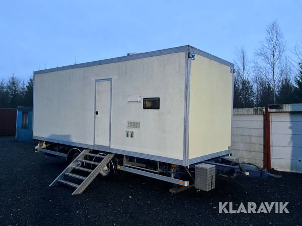 Lastbilssläp med Bodel och verkstad Fruehauf Amcr A2-218