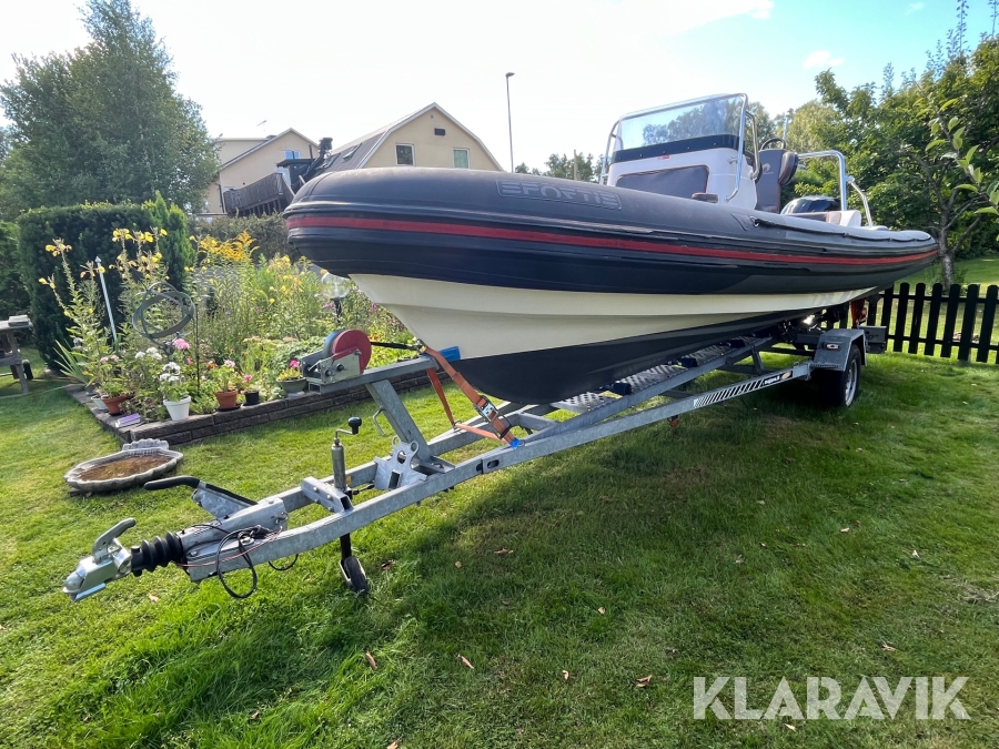 Ribbåt Sportis MC-6500 med 150hk Mercury & trailer