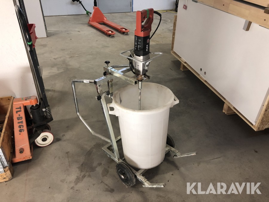 Blandstation Flex R600 VV med hink och vagn