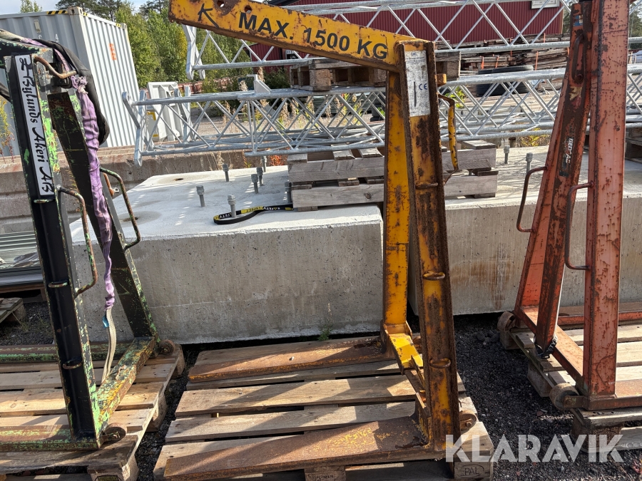 Pallgafflar till kran