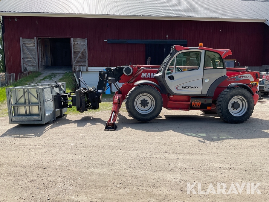 Teleskoplastare Manitou 1840 BA med tillbehör