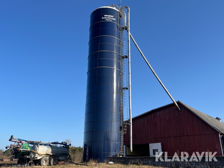 Tornsilo Neuero & Harvestore 25m x 6m med avlastarbord