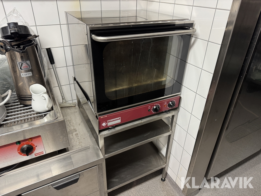 Varmluftsugn Diamond Brio Line med bänk