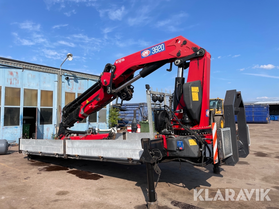 Kranflak HMF 3820 K6 med jibb