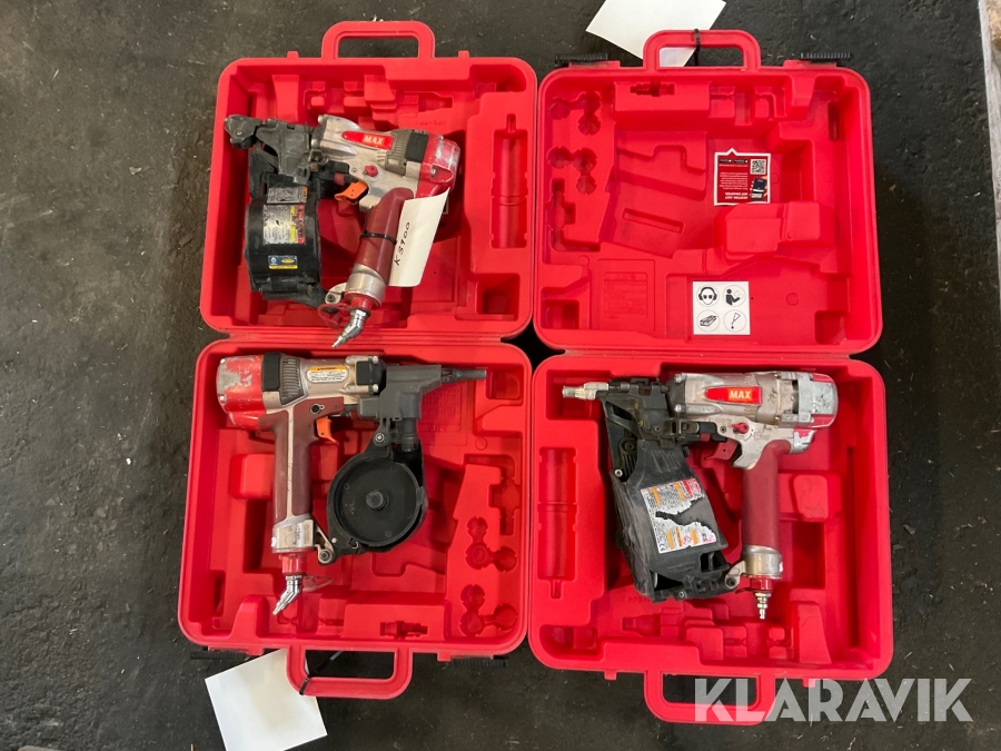 Tryckluftsdriven Spikpistol Max HN 65 / HN 25 C 3 st