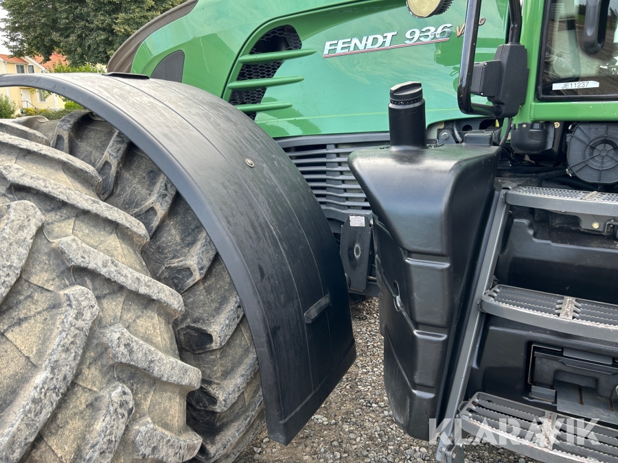 Traktor Fendt 936 Vario med dubbelmontage