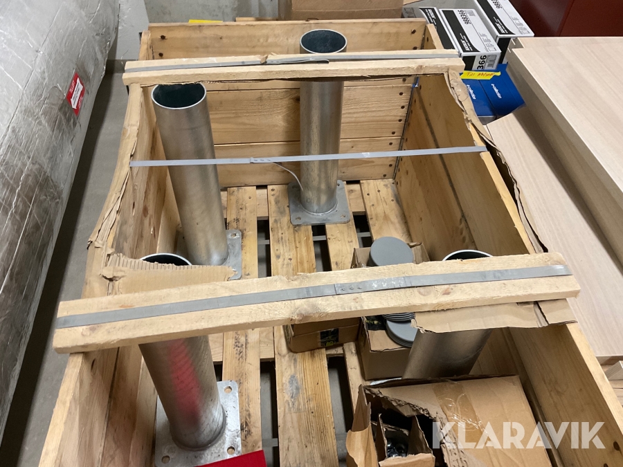 Påkörningsskydd Pollare EAB 4 st