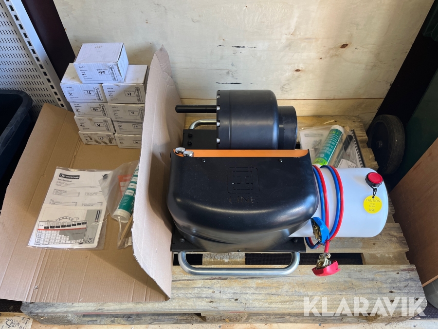 Slangpress Hydroscand H24 DC ED.II 1400kN med tillbehör