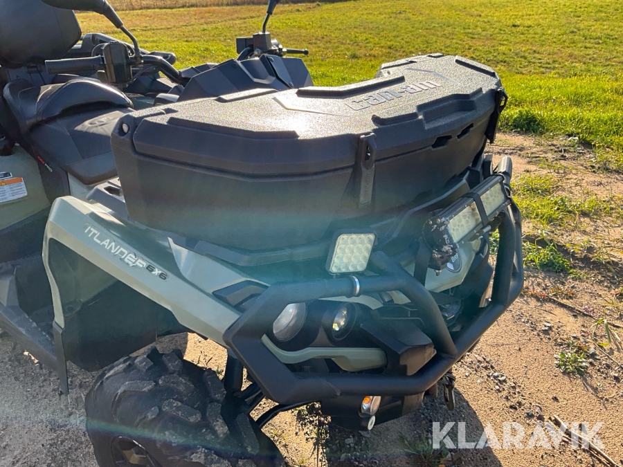 6-hjuling Can-Am Outlander 650 Max PRO med timmervagn