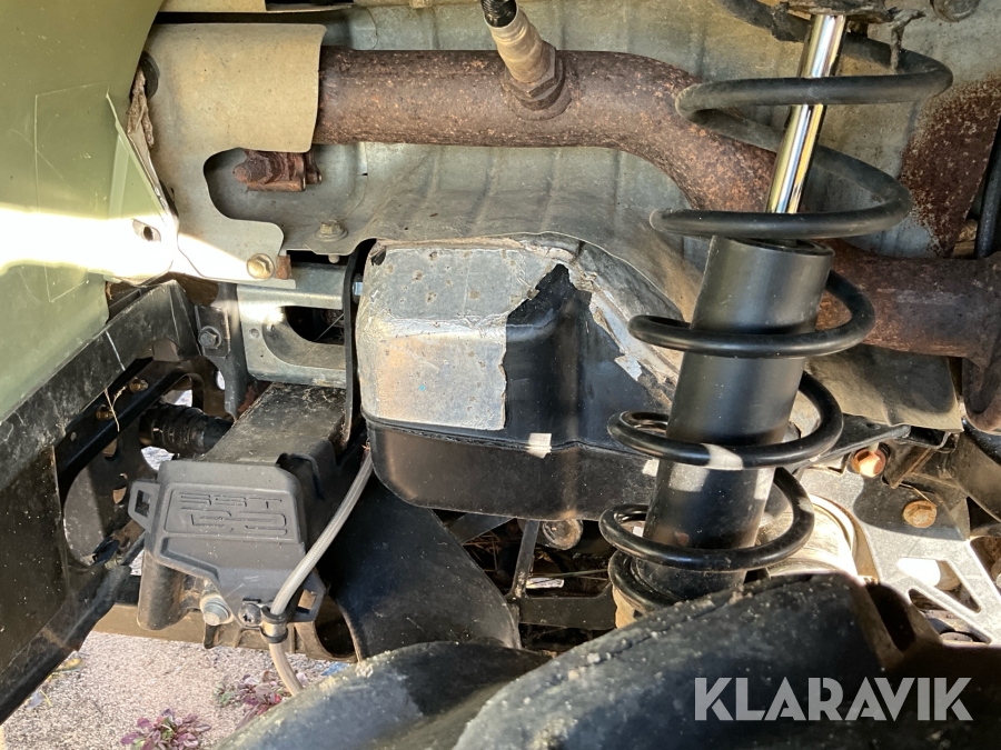 6-hjuling Can-Am Outlander 650 Max PRO med timmervagn