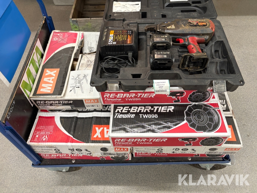 Najomat Max Rb398 med 11 lådor tråd