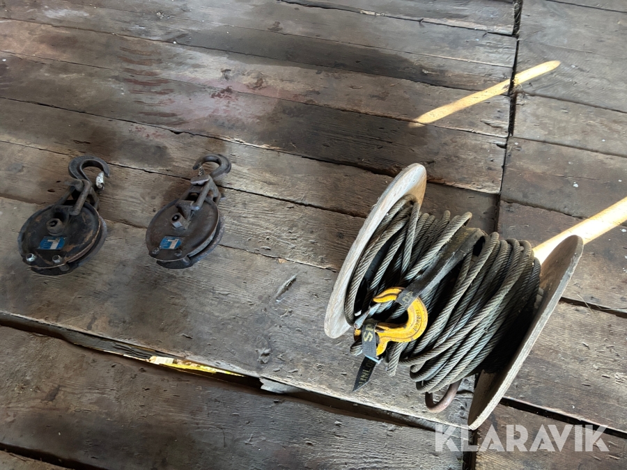 Vajer och block Sepson