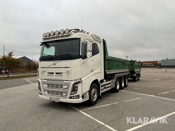 Schaktbil Volvo FH16 I-Shift 750Hk med släp