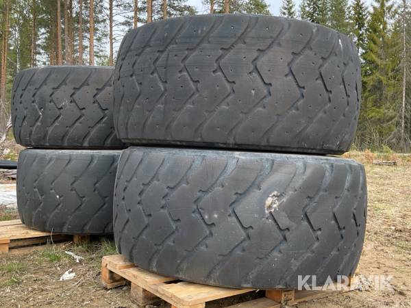Lastmaskinsdäck med fälg Michelin 650-65R250 XLD L3 4st