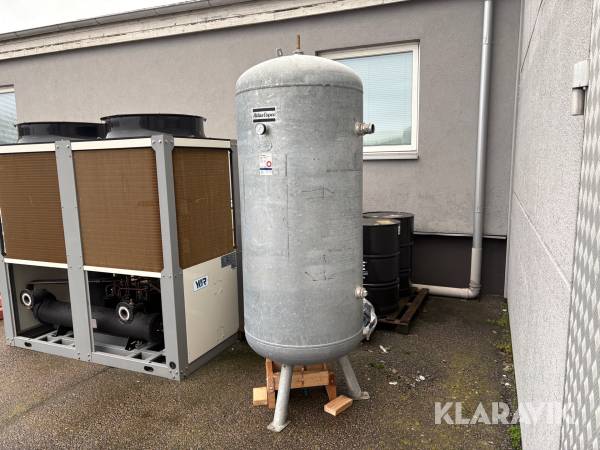 Trycktank Atlas Copco 900 L & 11 bar