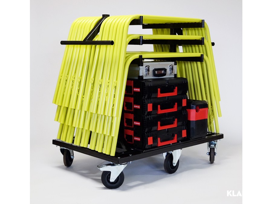 Gipsbockar inklusive transportrack/vagn 24st (nya) 