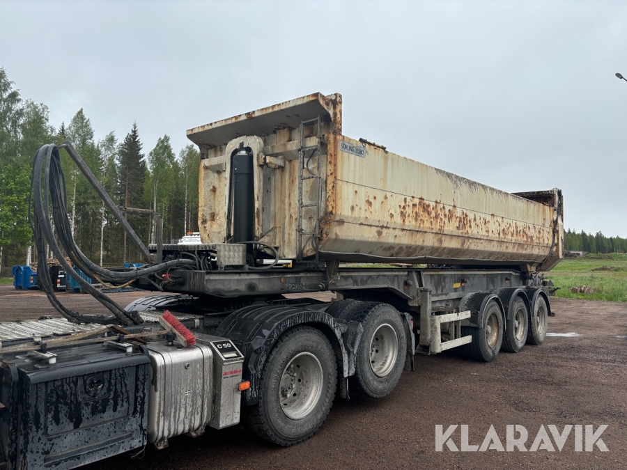 Tipptrailer Kilafors 3-axlig