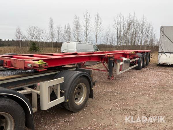 Containerchassi 1x40ft 2x20ft 1x20ft Sommer Fahrzeugbau Sw 240