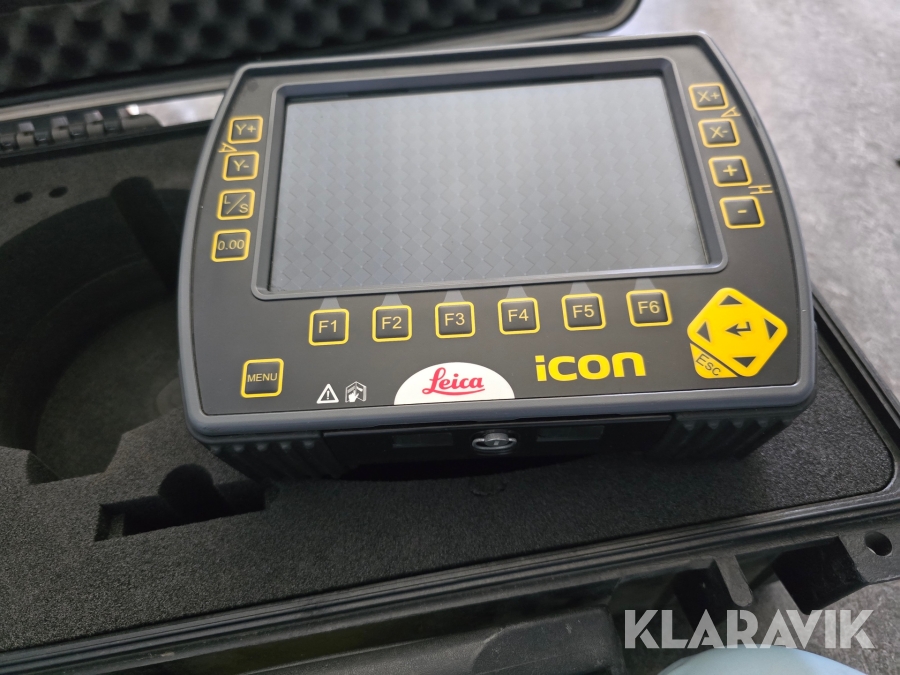 Leica iCON ICP41-display med 2 st Leica CGA60 GPS enheter