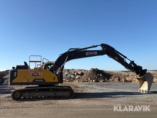Grävmaskin Volvo EC220EL med grävskopa