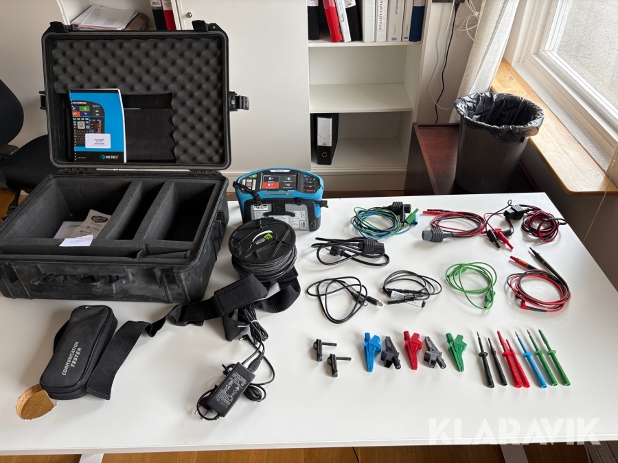 Installationstestare Metrel EurotestXD MI 3155 med tillbehör