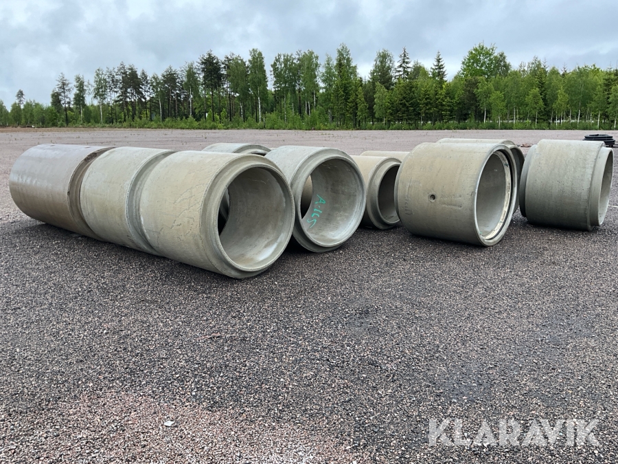 Betongrör / brunnsring Germax betong, 11 st