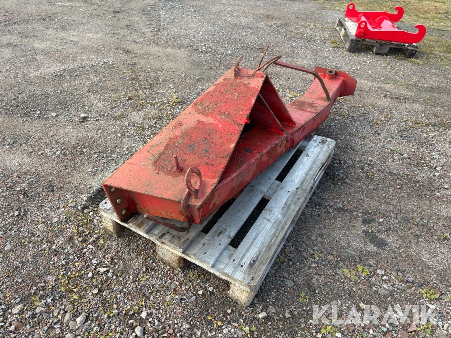 Bakre sidovingsfäste till väghyvel Mählers