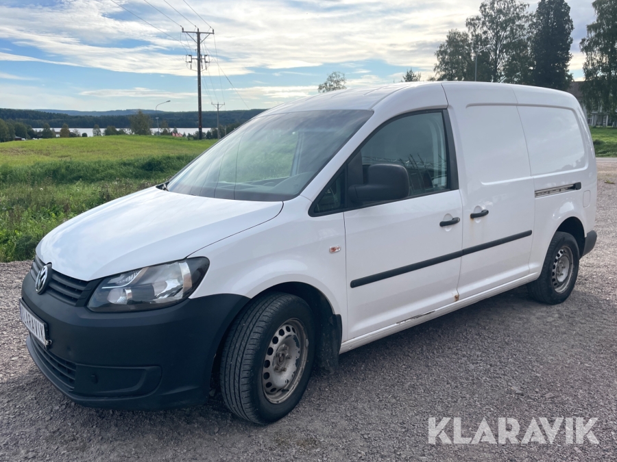 Skåpbil Volkswagen Caddy med dubbla dörrar