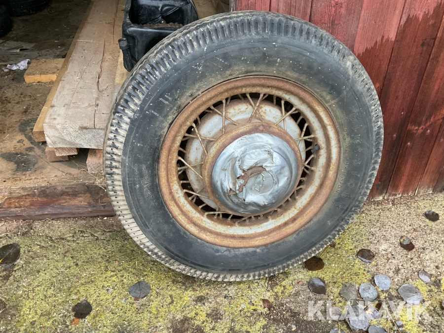 Veterandäck på fälg Firestone 5.25-5.50-17 1st