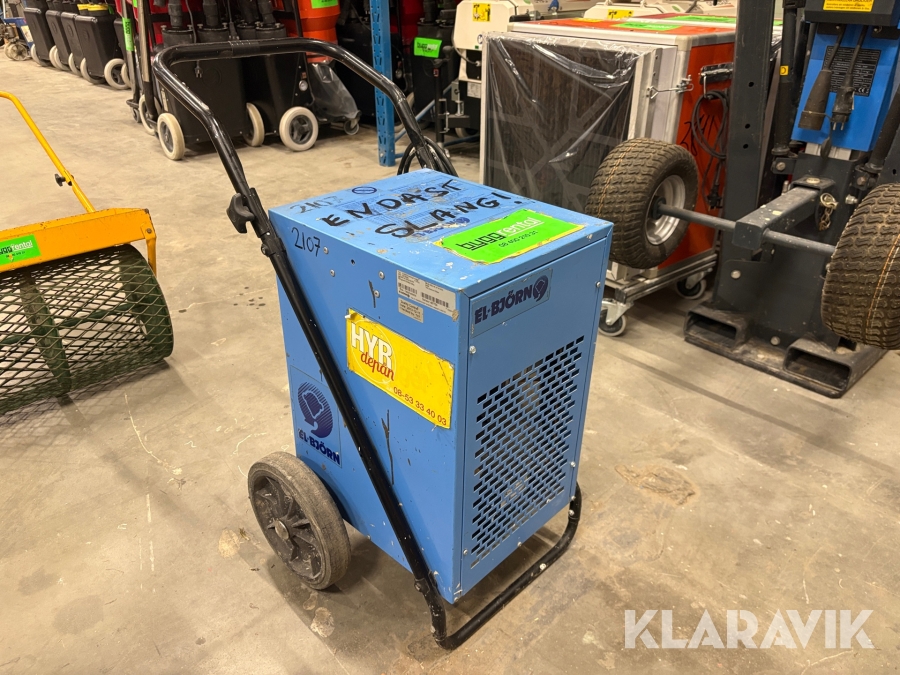 Avfuktare El-Björn A 60BTB med hjul och båge