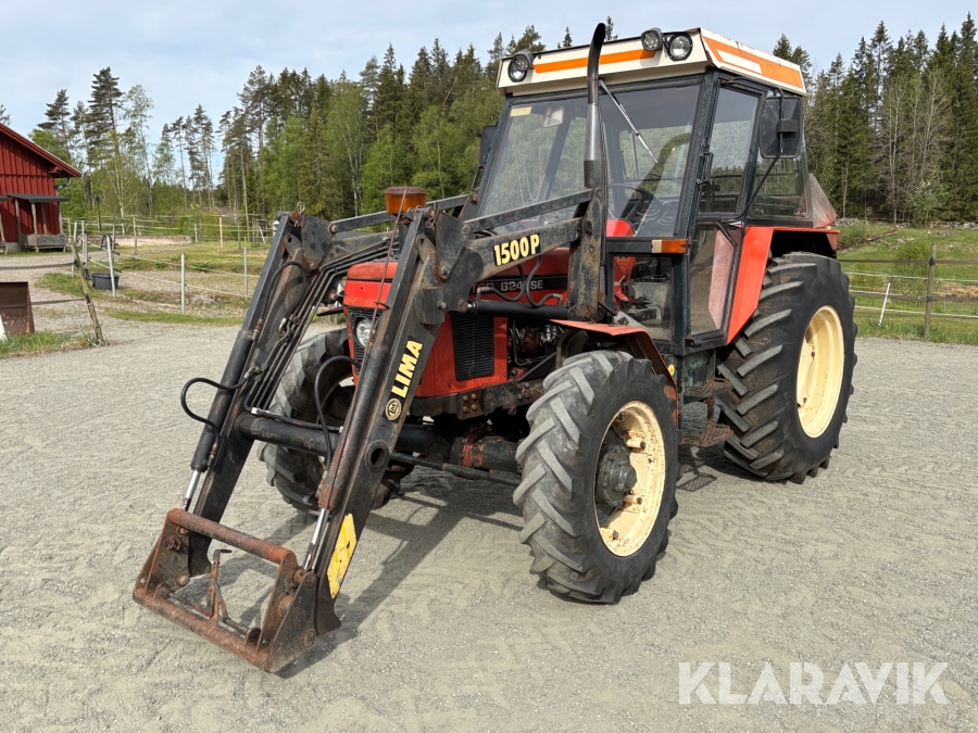 Traktor Zetor 6245SE med Lima (Trima) 1500 lastare