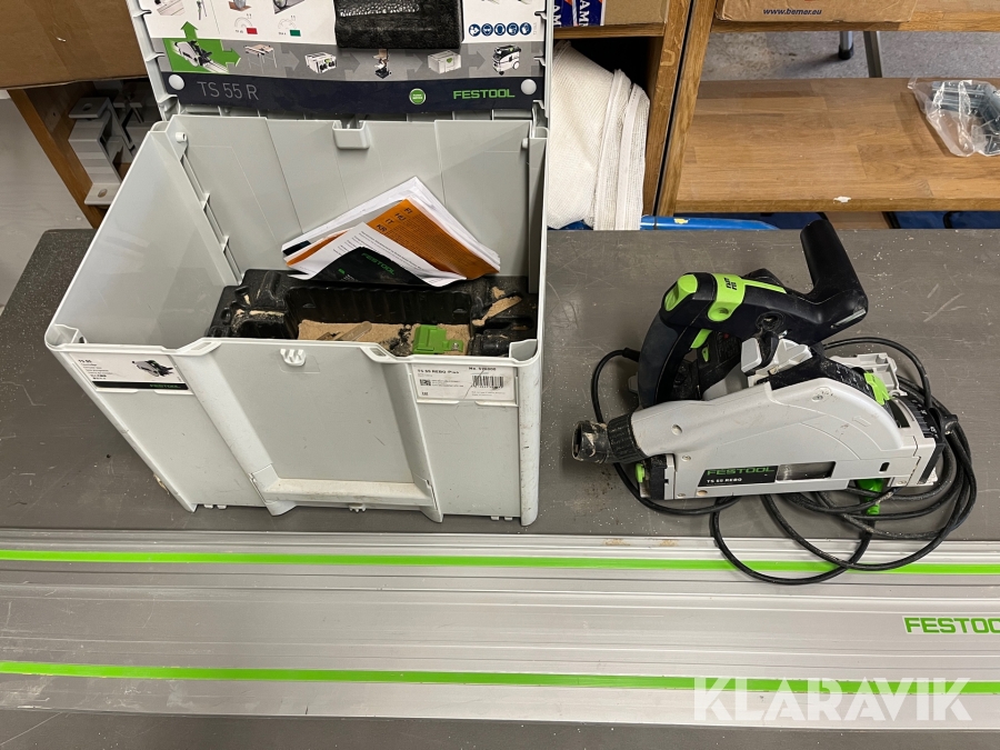 Sänksåg Festool TS 55 REBQ med sågskena