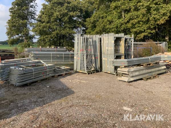 Byggställning Layher stort parti
