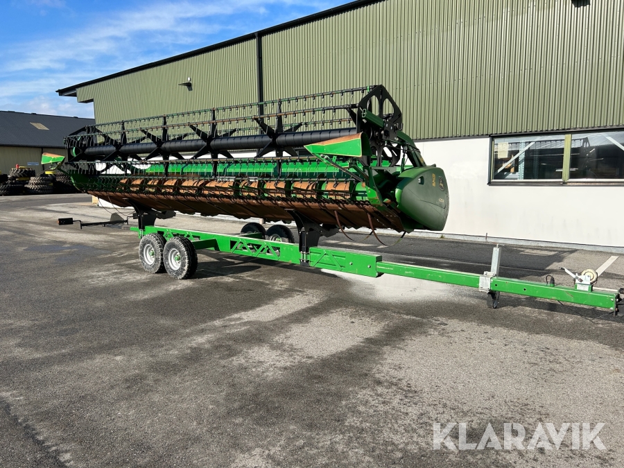 Skärbord John Deere 625R med vagn