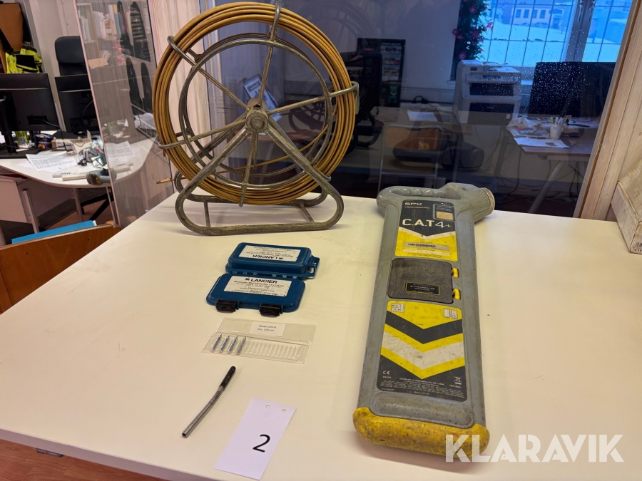 Paket med kabelsökare C.A.T 4 Sond Micro 7,5 Lancier & liten rörål