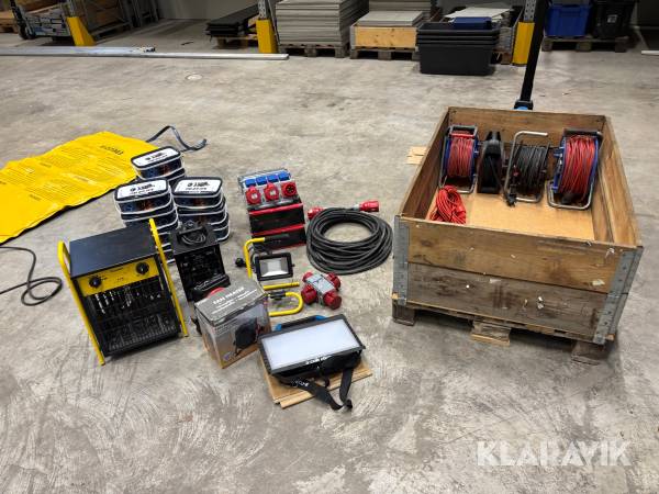 Diverse el och byggutrustning