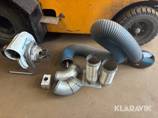 Fläkt Nederman FAN N24 0.9 kW med slang