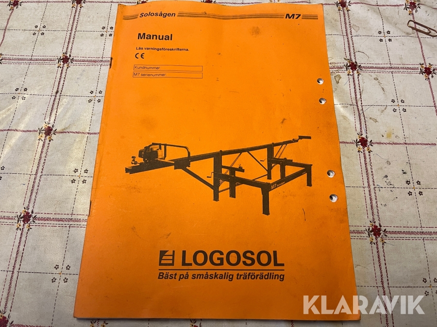 Sågverk Logosol M7, Klaravik auktioner
