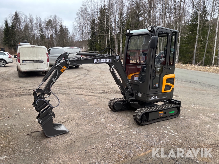 Grävmaskin Multilouder EC18