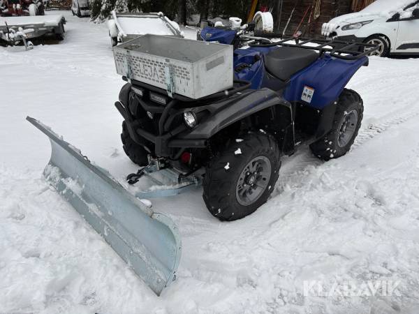 ATV Yamaha Kodiak 700 med timmervagn