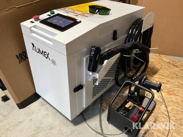 Fiberlaser Rumex HM-HT1500 med rengöring svetsning och skärning