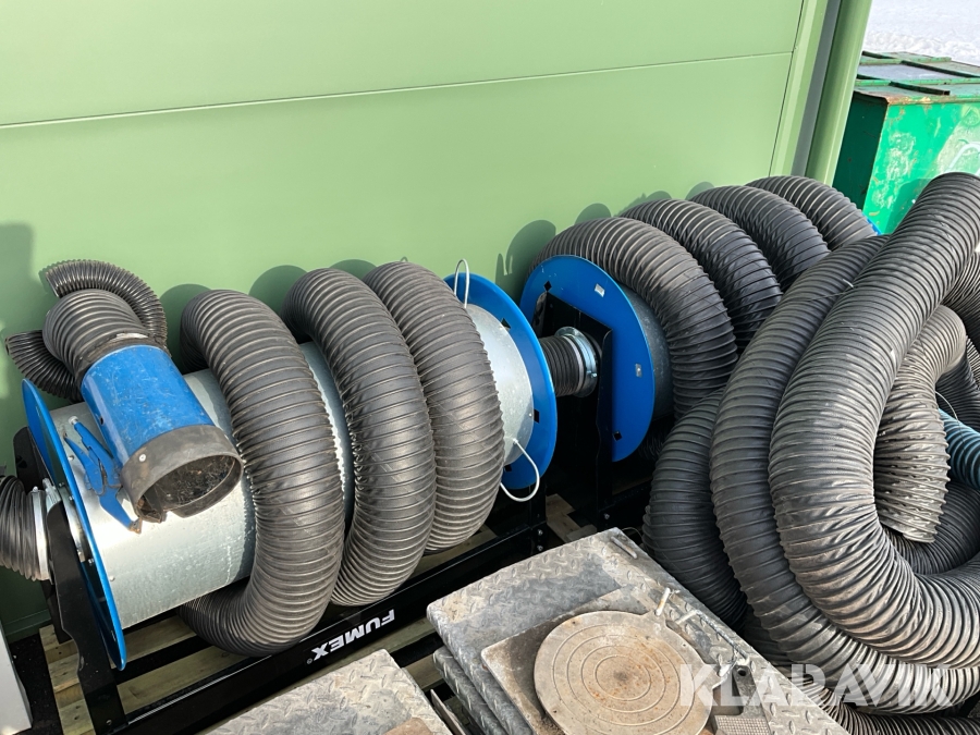 Slangupprullare & punktutsug Fumex