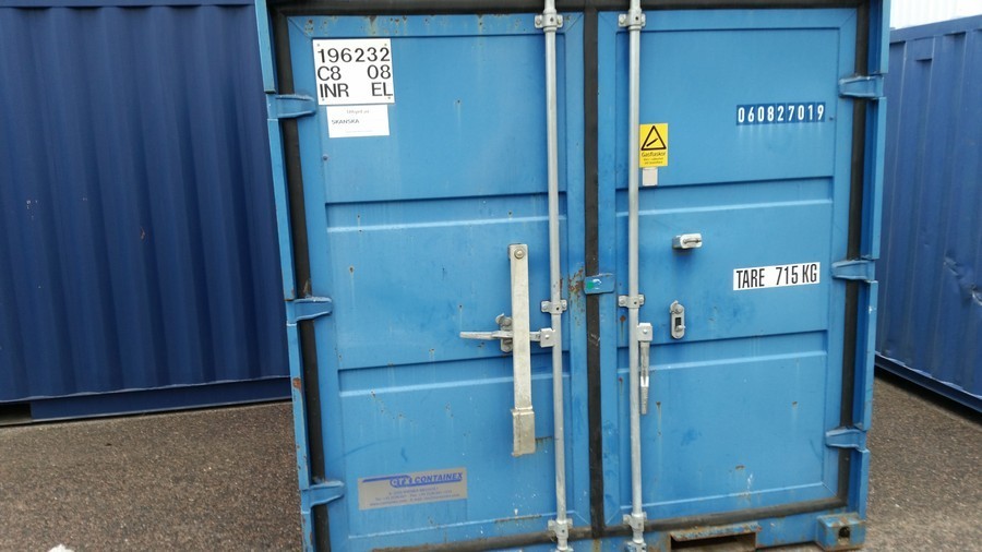 Container 8 fot  inkl el o inred