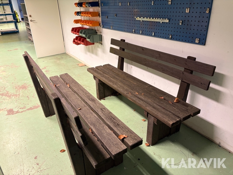 Bänkar Norrlands Trälek 4 st