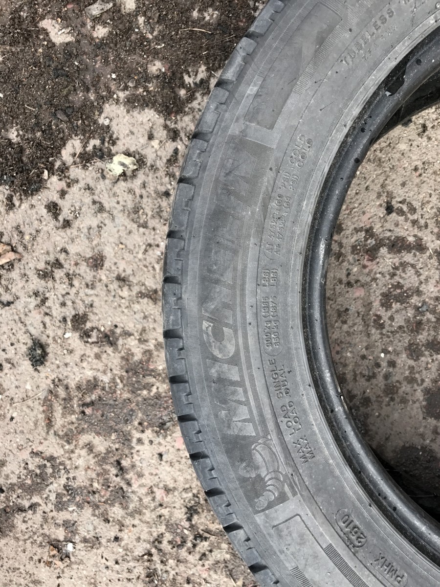 6 stycken begagnade C-Däck